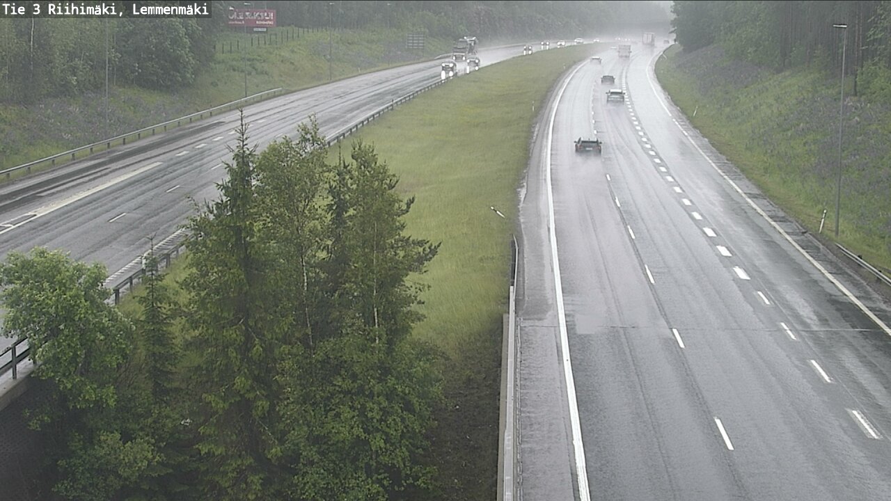 Weather Camera Image Väg 3 Riihimäki, Lemmenmäki, Riihimäki, Kanta-Häme