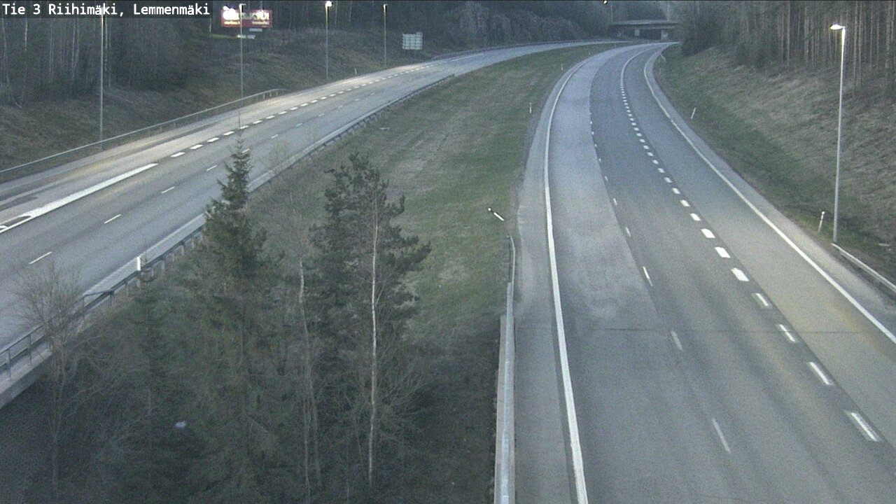 Weather Camera Image Road 3 Riihimäki, Lemmenmäki, Riihimäki, Kanta-Häme