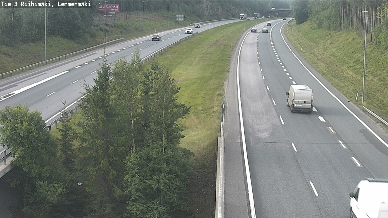 Weather Camera Image Väg 3 Riihimäki, Lemmenmäki, Riihimäki, Kanta-Häme