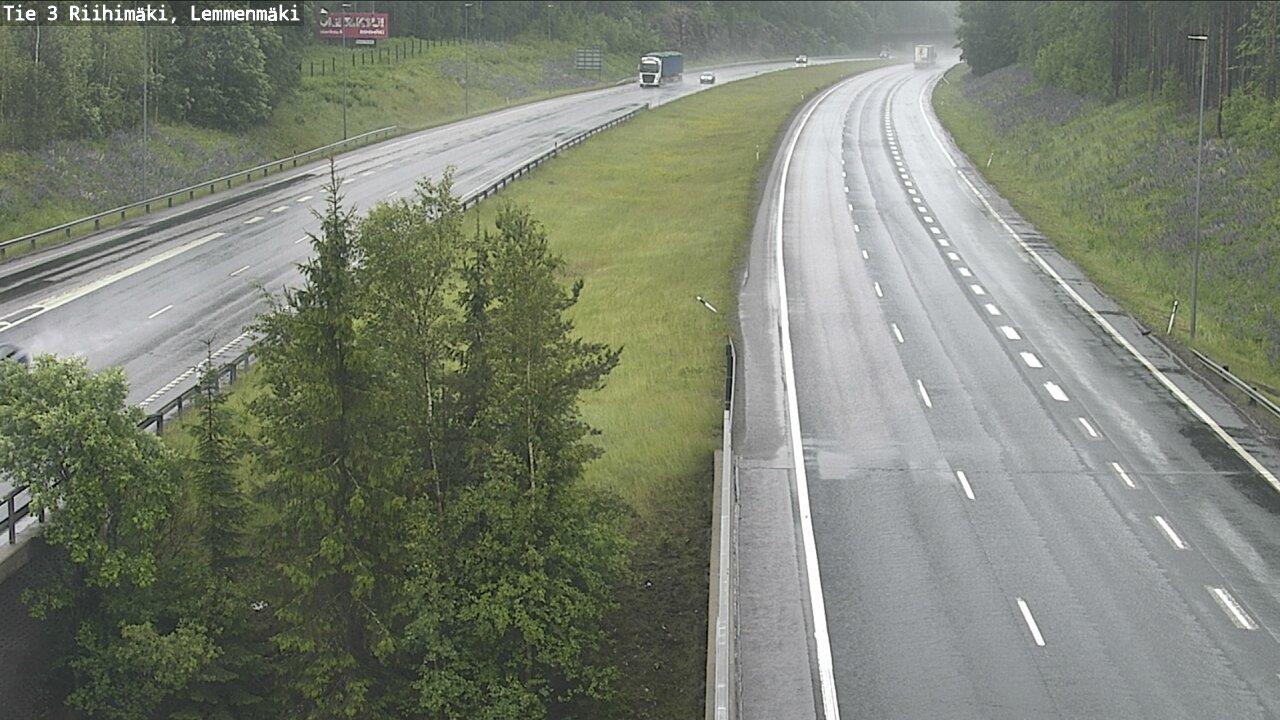 Weather Camera Image Väg 3 Riihimäki, Lemmenmäki, Riihimäki, Kanta-Häme