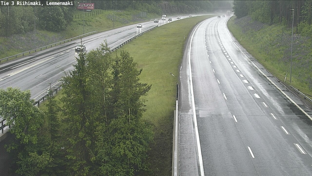Weather Camera Image Väg 3 Riihimäki, Lemmenmäki, Riihimäki, Kanta-Häme