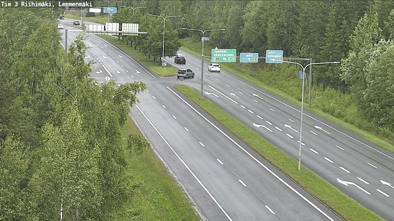 Weather Camera Image Väg 3 Riihimäki, Lemmenmäki, Riihimäki, Kanta-Häme