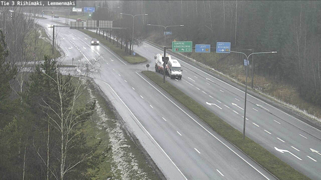 Weather Camera Image Väg 3 Riihimäki, Lemmenmäki, Riihimäki, Kanta-Häme