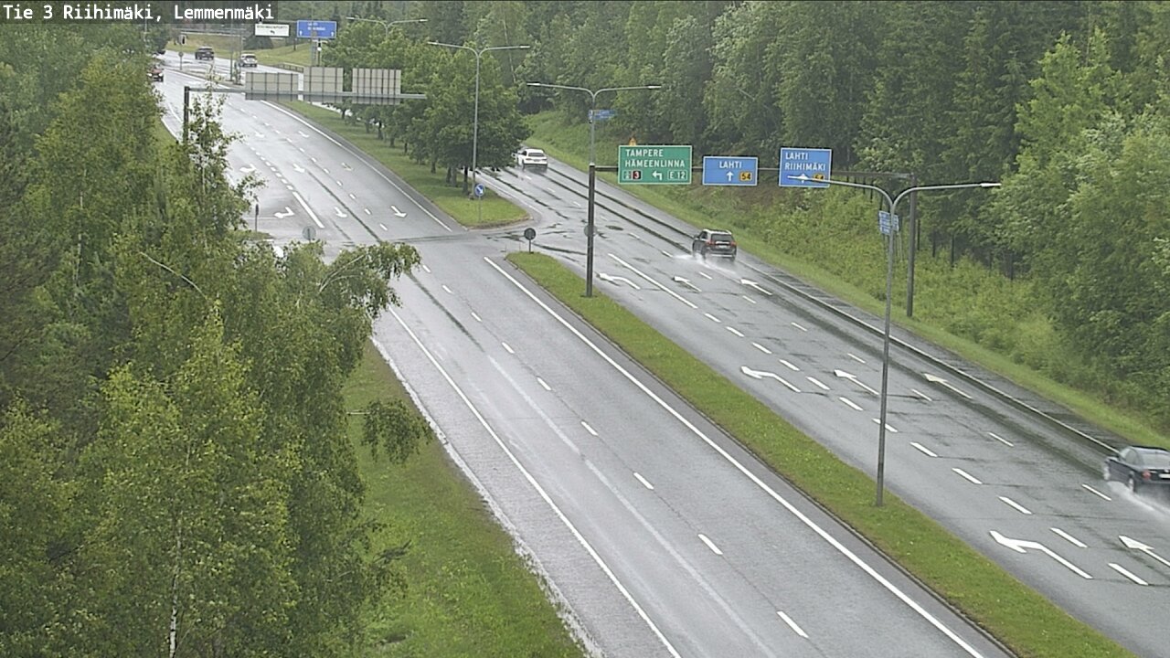 Weather Camera Image Väg 3 Riihimäki, Lemmenmäki, Riihimäki, Kanta-Häme