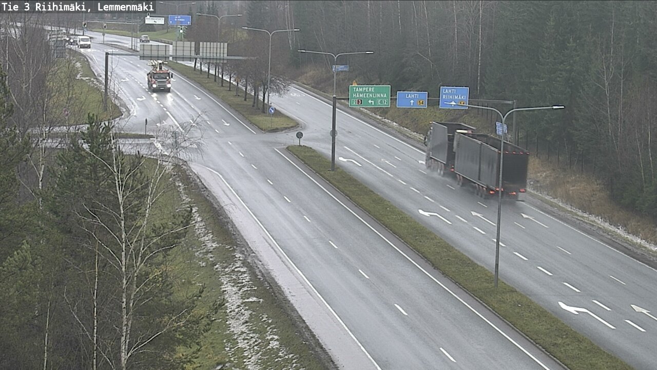 Weather Camera Image Väg 3 Riihimäki, Lemmenmäki, Riihimäki, Kanta-Häme