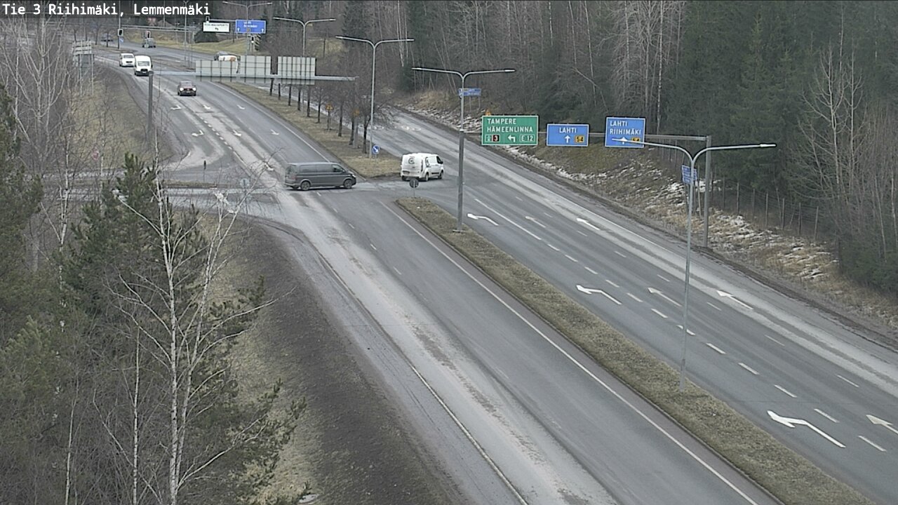 Weather Camera Image Väg 3 Riihimäki, Lemmenmäki, Riihimäki, Kanta-Häme