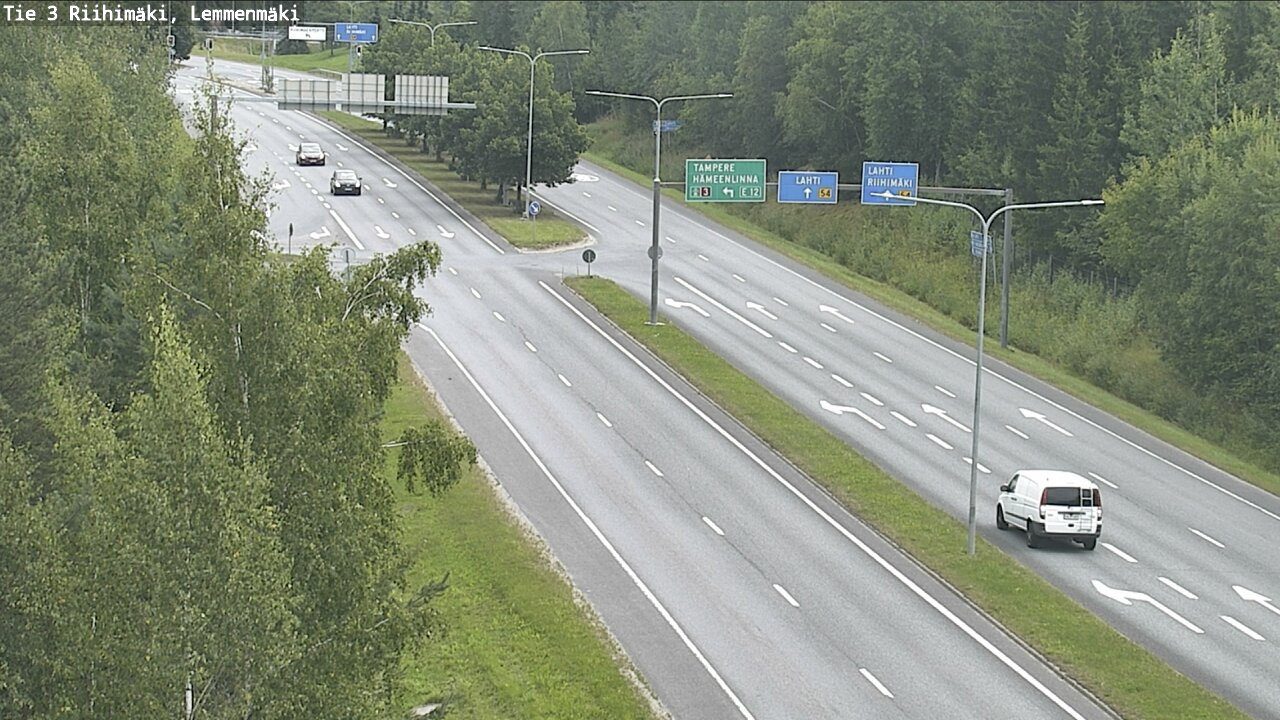 Weather Camera Image Väg 3 Riihimäki, Lemmenmäki, Riihimäki, Kanta-Häme