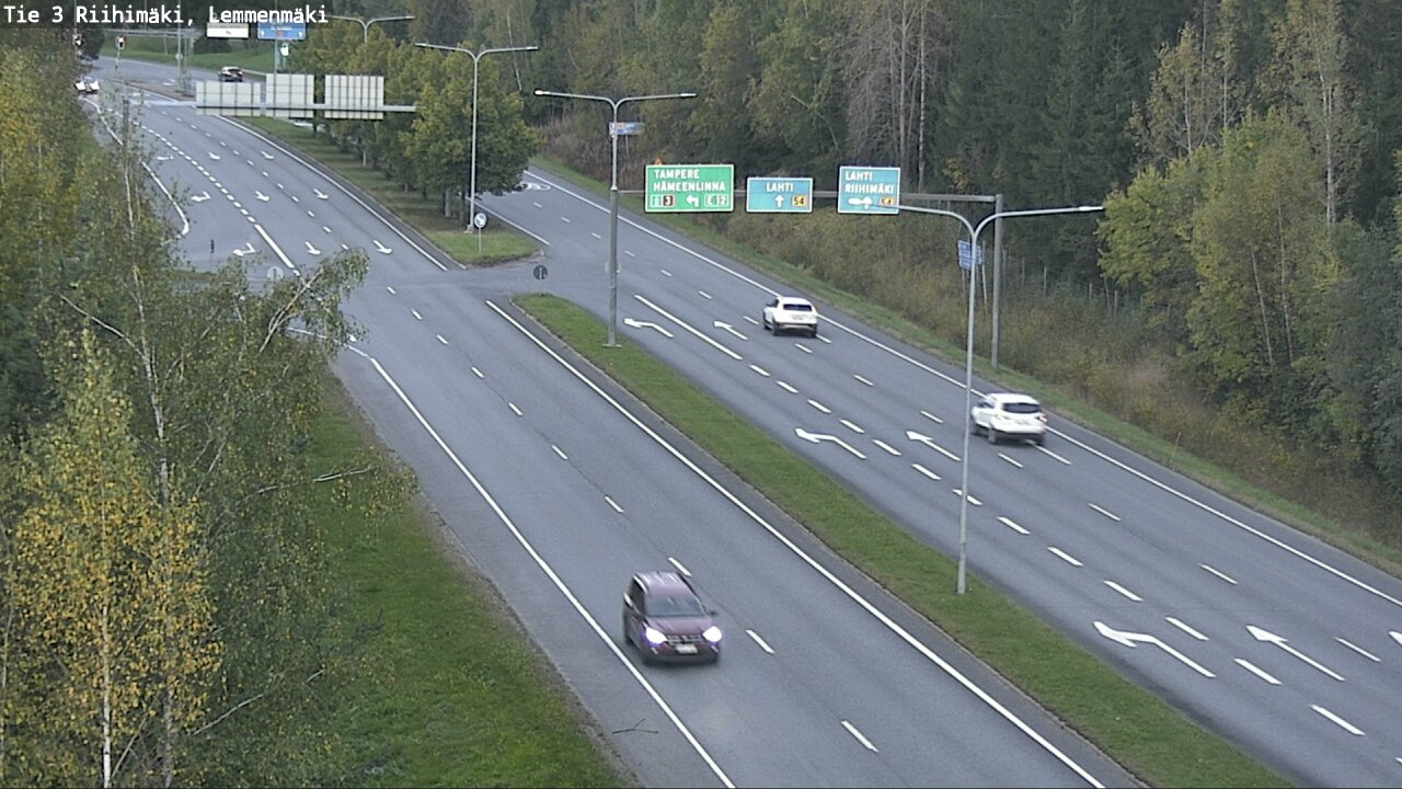 Weather Camera Image Väg 3 Riihimäki, Lemmenmäki, Riihimäki, Kanta-Häme