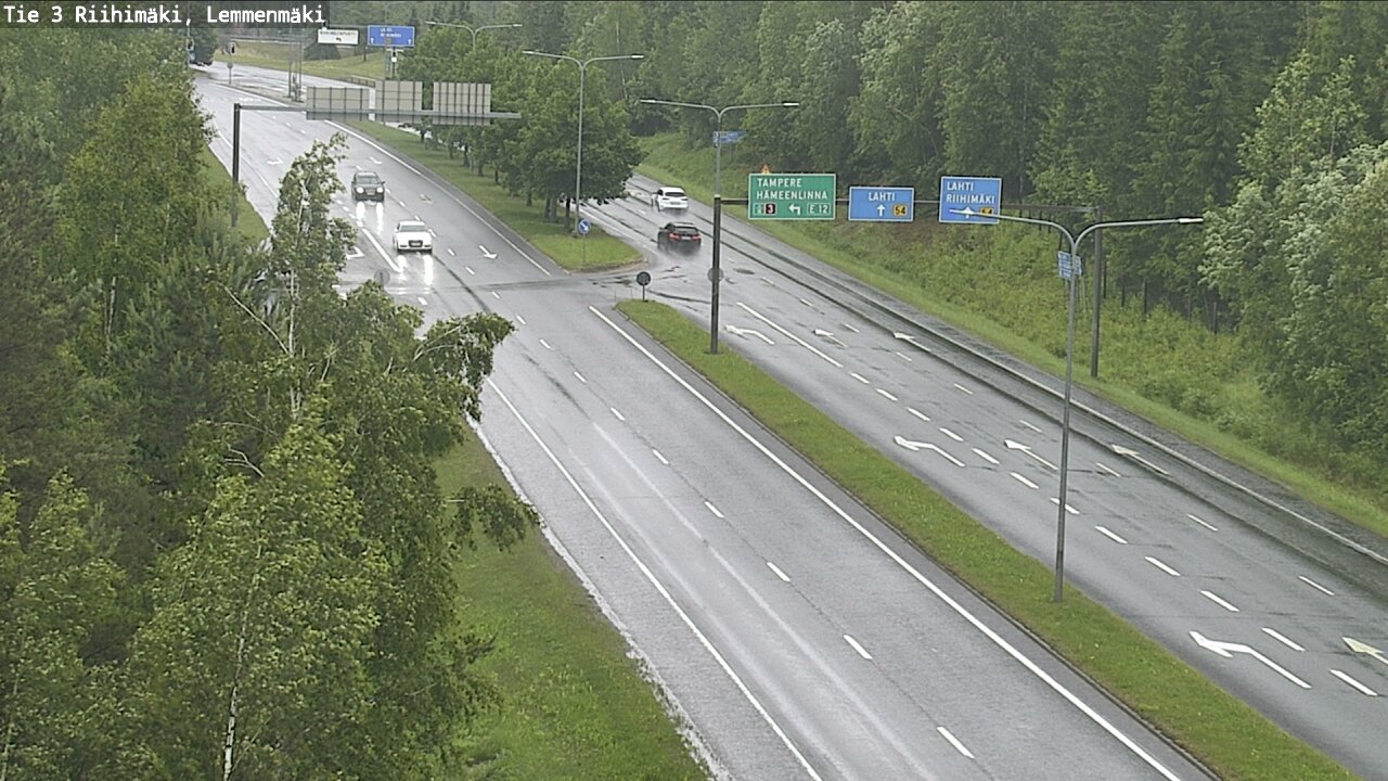 Weather Camera Image Väg 3 Riihimäki, Lemmenmäki, Riihimäki, Kanta-Häme
