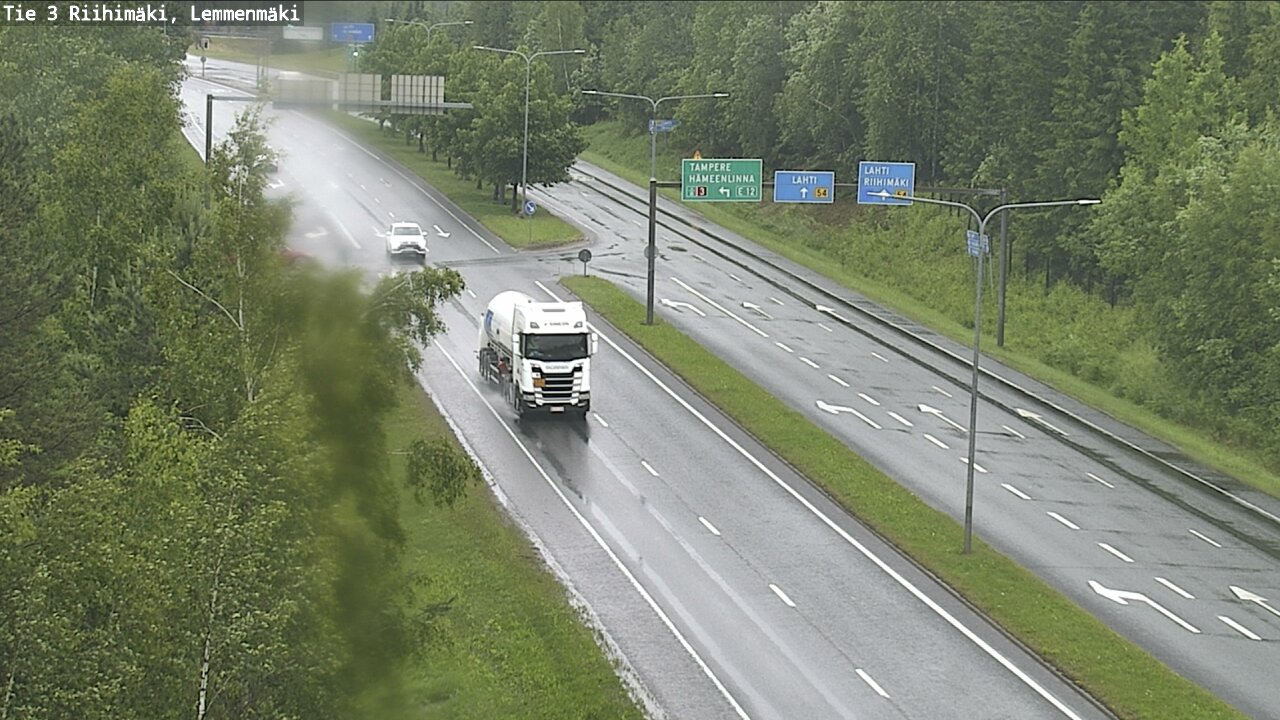 Weather Camera Image Väg 3 Riihimäki, Lemmenmäki, Riihimäki, Kanta-Häme