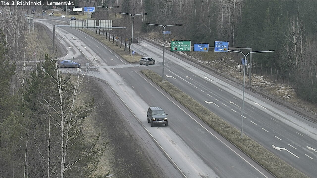 Weather Camera Image Väg 3 Riihimäki, Lemmenmäki, Riihimäki, Kanta-Häme