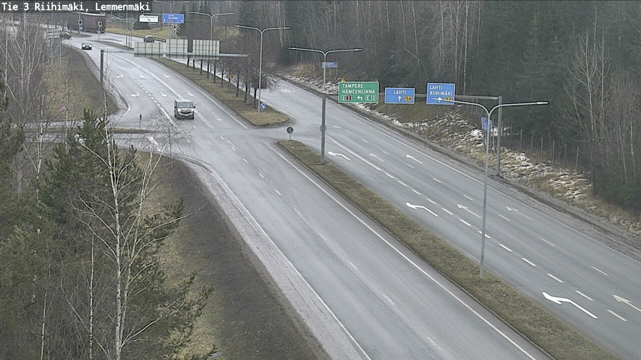 Weather Camera Image Väg 3 Riihimäki, Lemmenmäki, Riihimäki, Kanta-Häme