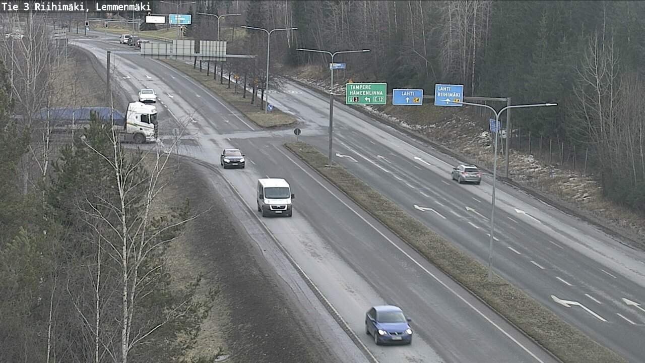 Weather Camera Image Väg 3 Riihimäki, Lemmenmäki, Riihimäki, Kanta-Häme