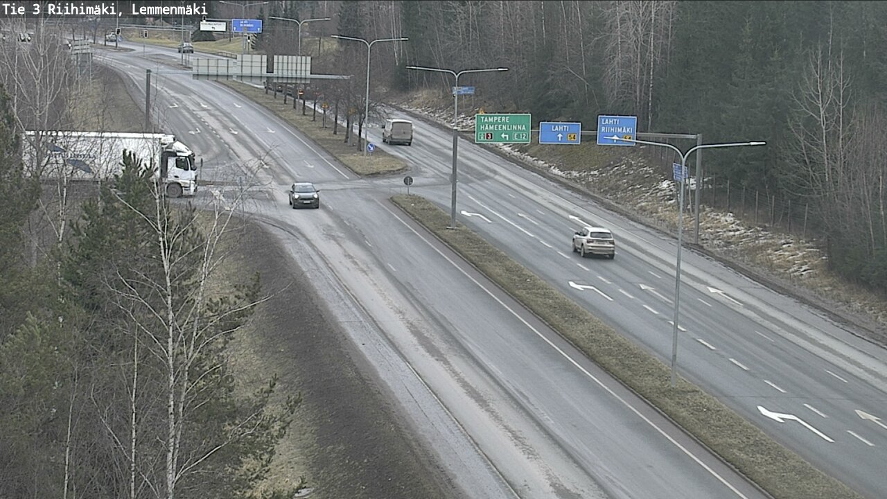 Weather Camera Image Väg 3 Riihimäki, Lemmenmäki, Riihimäki, Kanta-Häme