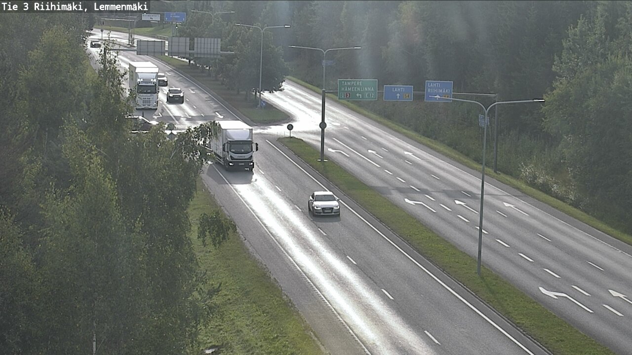 Weather Camera Image Road 3 Riihimäki, Lemmenmäki, Riihimäki, Kanta-Häme
