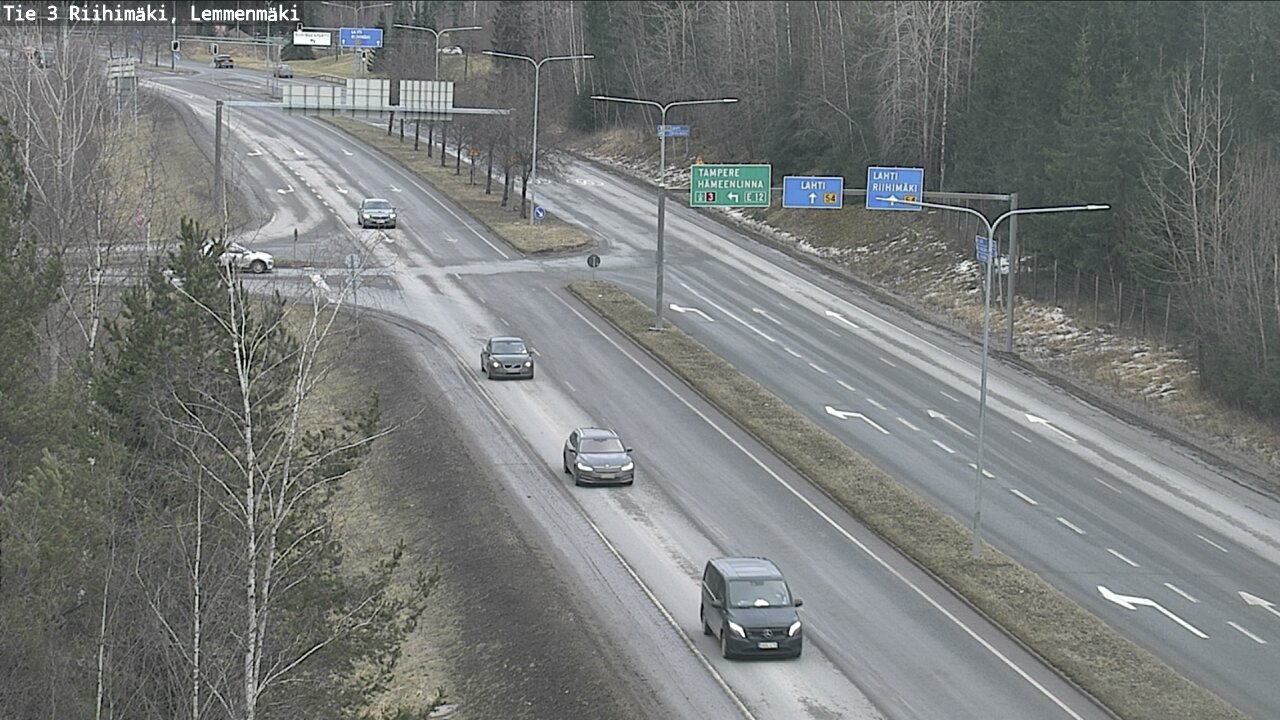 Weather Camera Image Väg 3 Riihimäki, Lemmenmäki, Riihimäki, Kanta-Häme