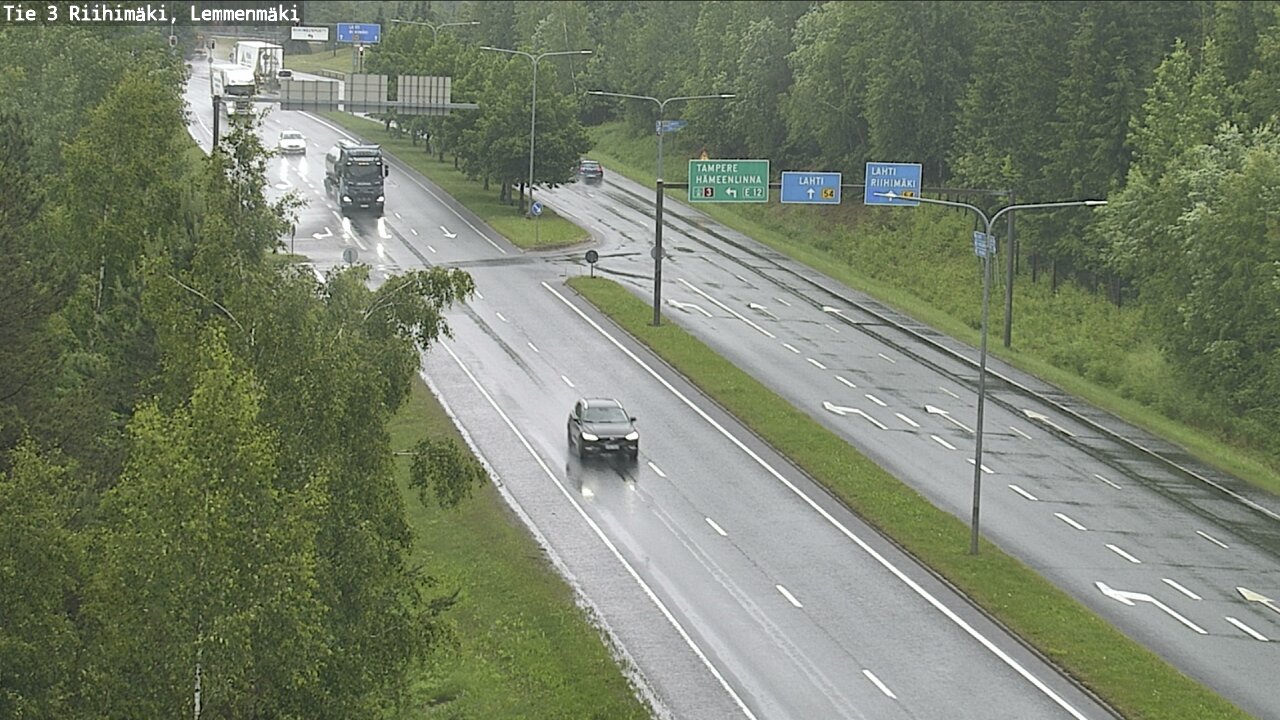 Weather Camera Image Väg 3 Riihimäki, Lemmenmäki, Riihimäki, Kanta-Häme
