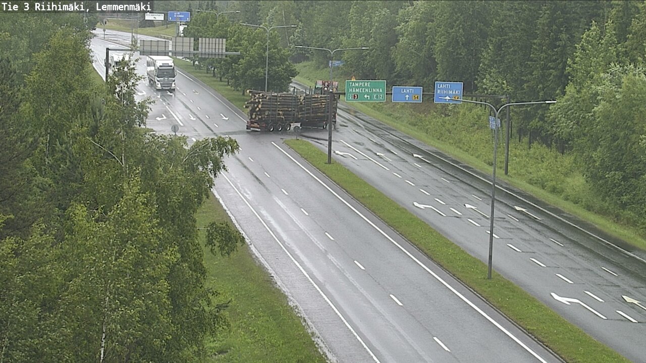Weather Camera Image Väg 3 Riihimäki, Lemmenmäki, Riihimäki, Kanta-Häme