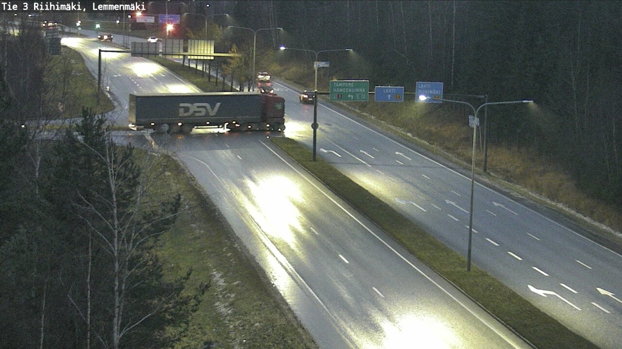 Weather Camera Image Väg 3 Riihimäki, Lemmenmäki, Riihimäki, Kanta-Häme