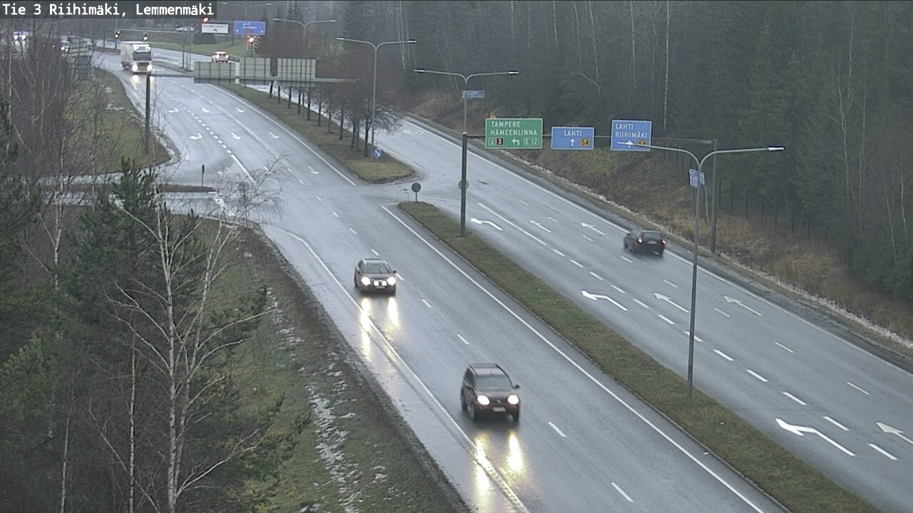 Weather Camera Image Väg 3 Riihimäki, Lemmenmäki, Riihimäki, Kanta-Häme