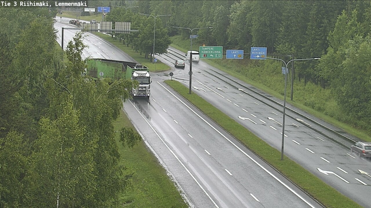 Weather Camera Image Väg 3 Riihimäki, Lemmenmäki, Riihimäki, Kanta-Häme