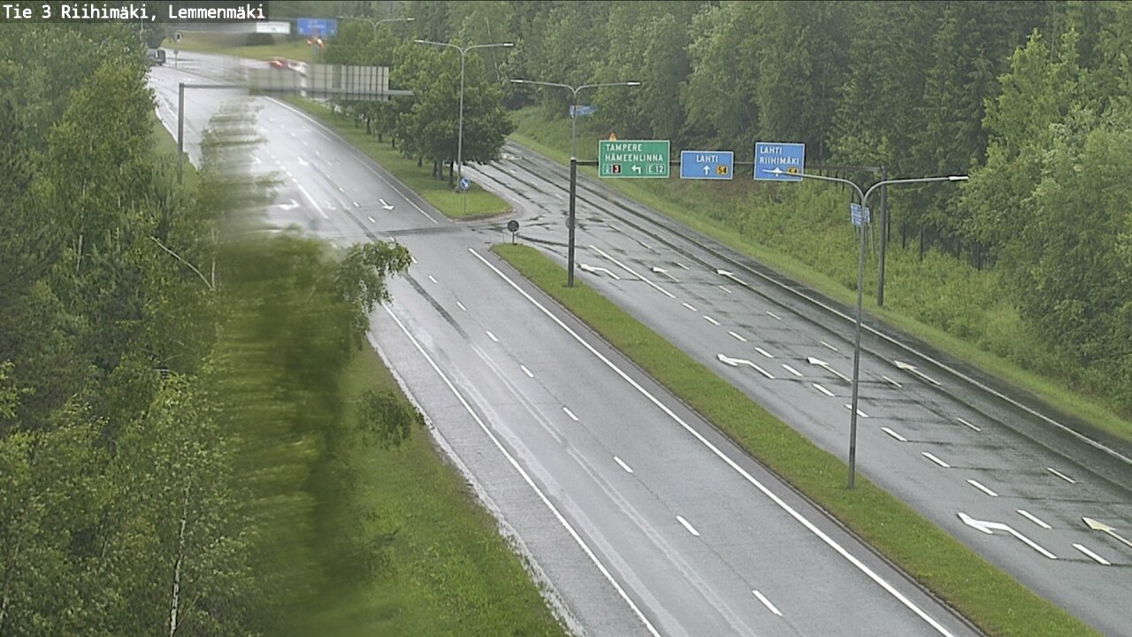 Weather Camera Image Väg 3 Riihimäki, Lemmenmäki, Riihimäki, Kanta-Häme