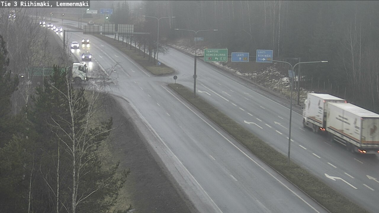 Weather Camera Image Väg 3 Riihimäki, Lemmenmäki, Riihimäki, Kanta-Häme