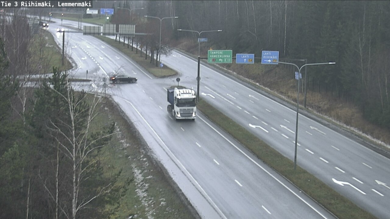 Weather Camera Image Väg 3 Riihimäki, Lemmenmäki, Riihimäki, Kanta-Häme