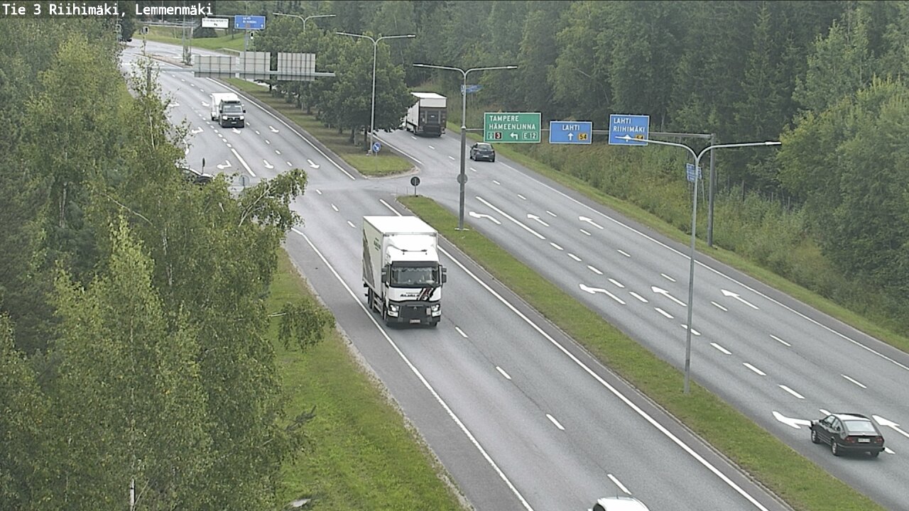 Weather Camera Image Väg 3 Riihimäki, Lemmenmäki, Riihimäki, Kanta-Häme