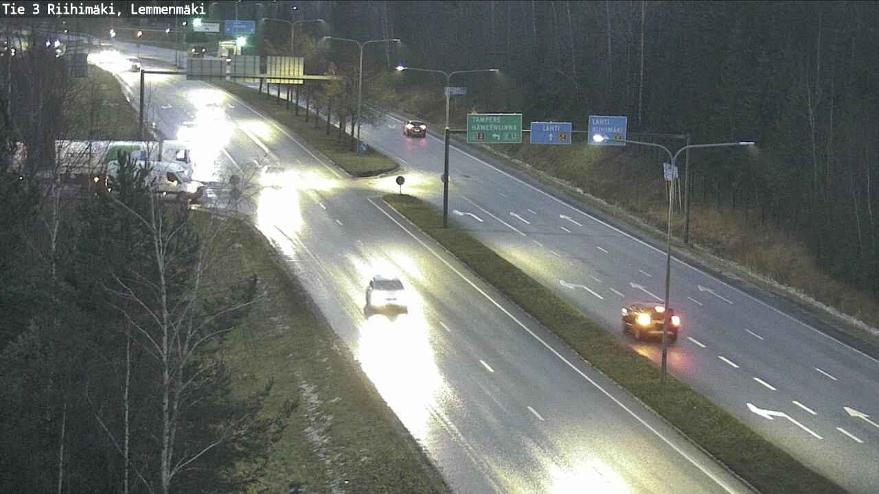 Weather Camera Image Väg 3 Riihimäki, Lemmenmäki, Riihimäki, Kanta-Häme