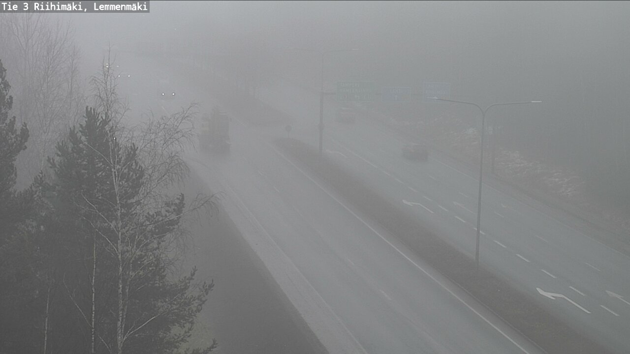 Weather Camera Image Väg 3 Riihimäki, Lemmenmäki, Riihimäki, Kanta-Häme