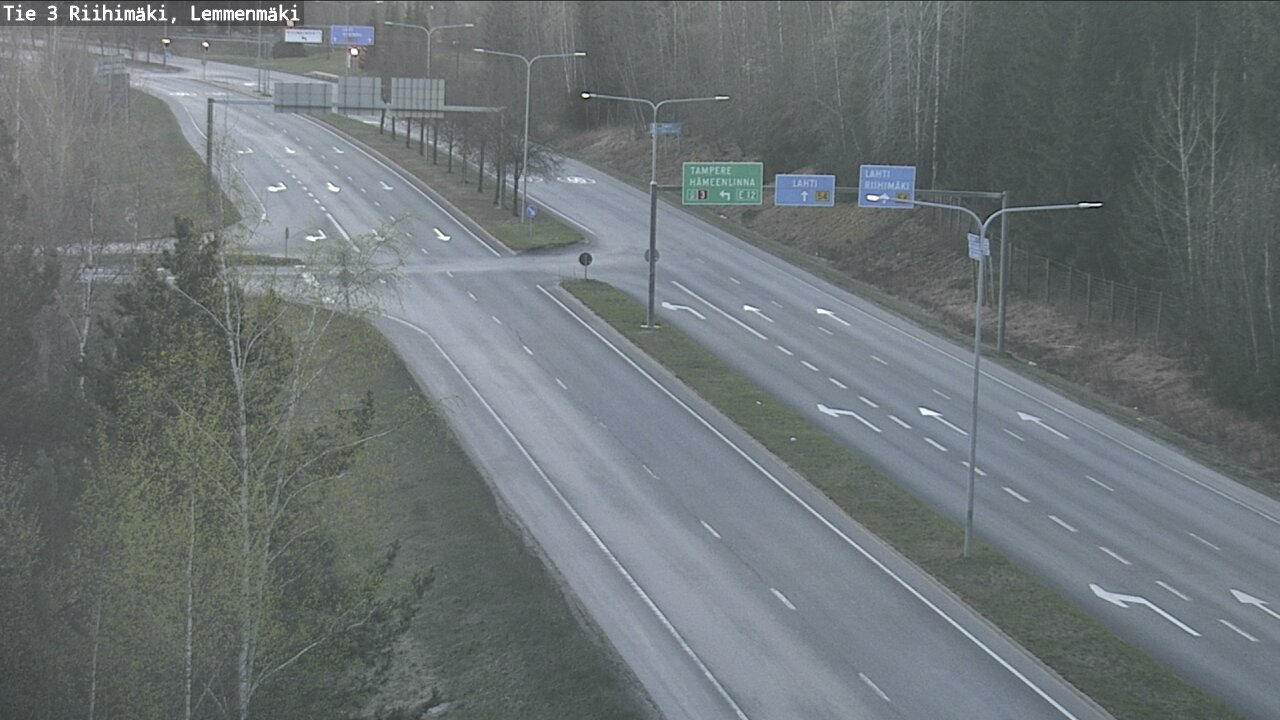 Weather Camera Image Road 3 Riihimäki, Lemmenmäki, Riihimäki, Kanta-Häme