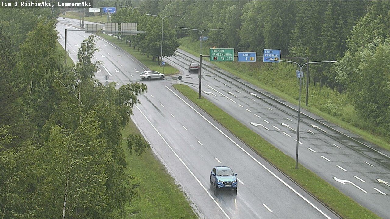 Weather Camera Image Väg 3 Riihimäki, Lemmenmäki, Riihimäki, Kanta-Häme