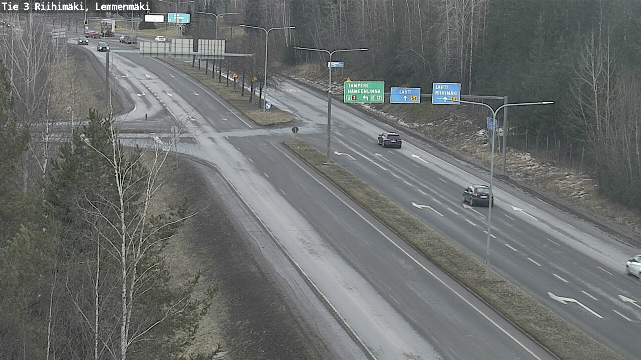 Weather Camera Image Väg 3 Riihimäki, Lemmenmäki, Riihimäki, Kanta-Häme