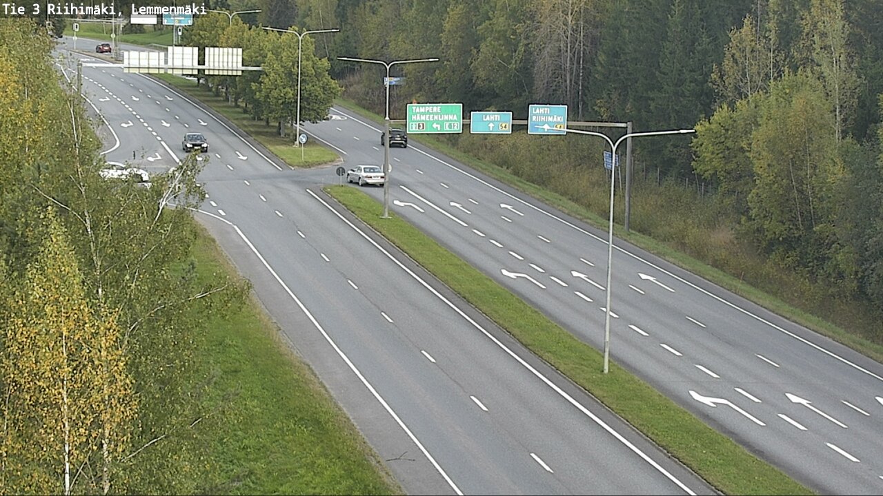 Weather Camera Image Väg 3 Riihimäki, Lemmenmäki, Riihimäki, Kanta-Häme
