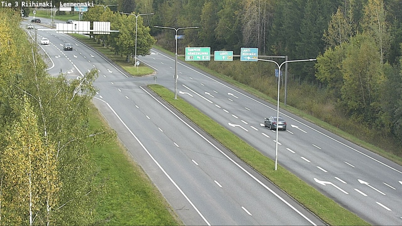 Weather Camera Image Väg 3 Riihimäki, Lemmenmäki, Riihimäki, Kanta-Häme