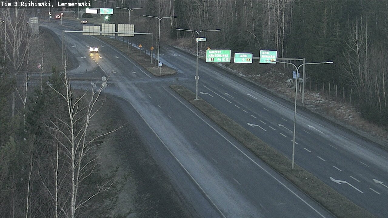Weather Camera Image Road 3 Riihimäki, Lemmenmäki, Riihimäki, Kanta-Häme
