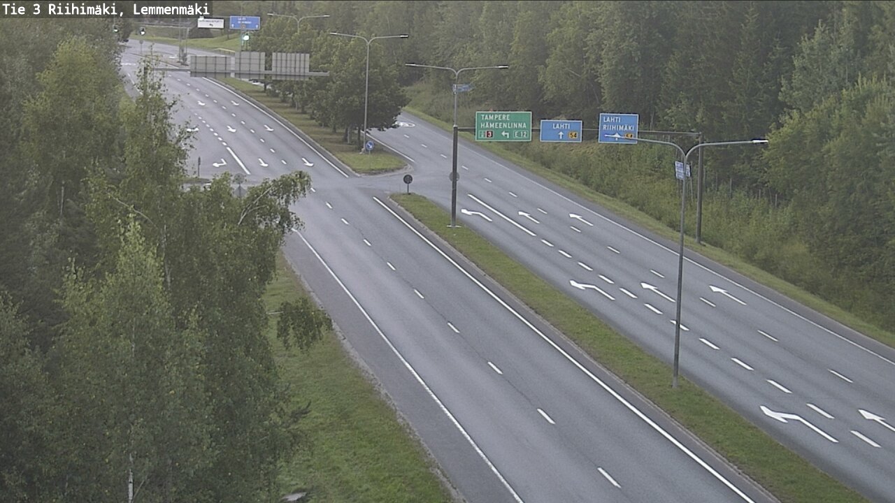 Weather Camera Image Road 3 Riihimäki, Lemmenmäki, Riihimäki, Kanta-Häme