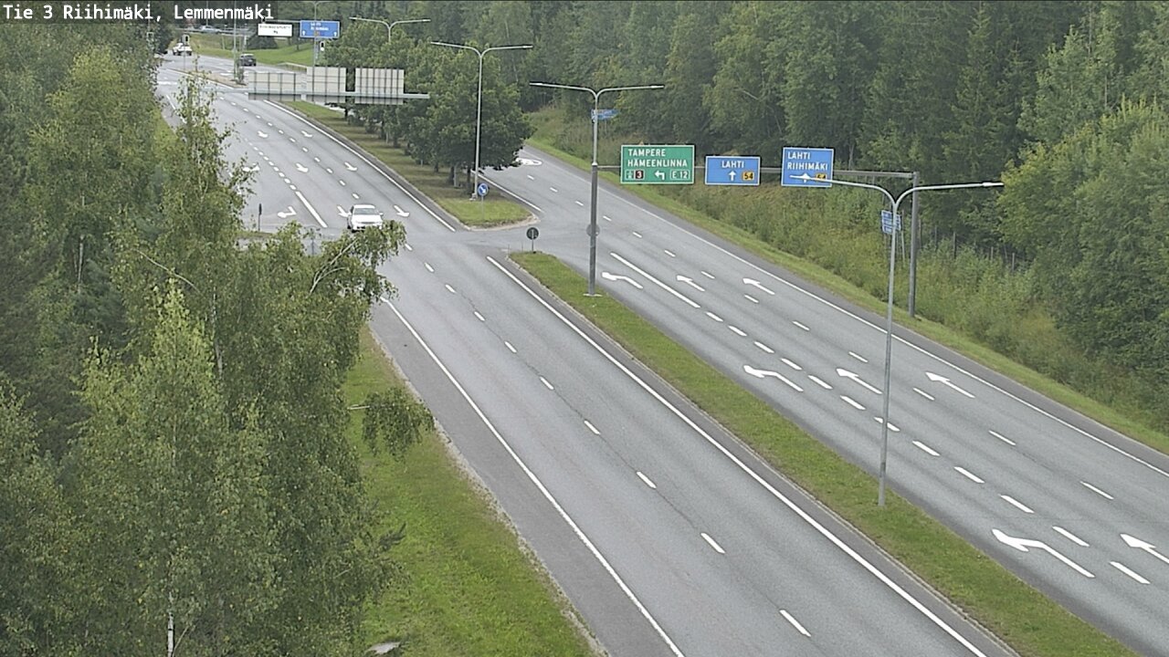 Weather Camera Image Väg 3 Riihimäki, Lemmenmäki, Riihimäki, Kanta-Häme