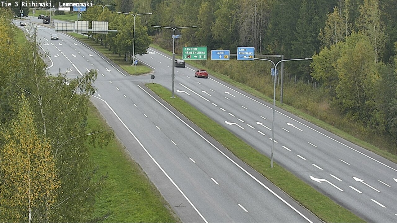 Weather Camera Image Väg 3 Riihimäki, Lemmenmäki, Riihimäki, Kanta-Häme
