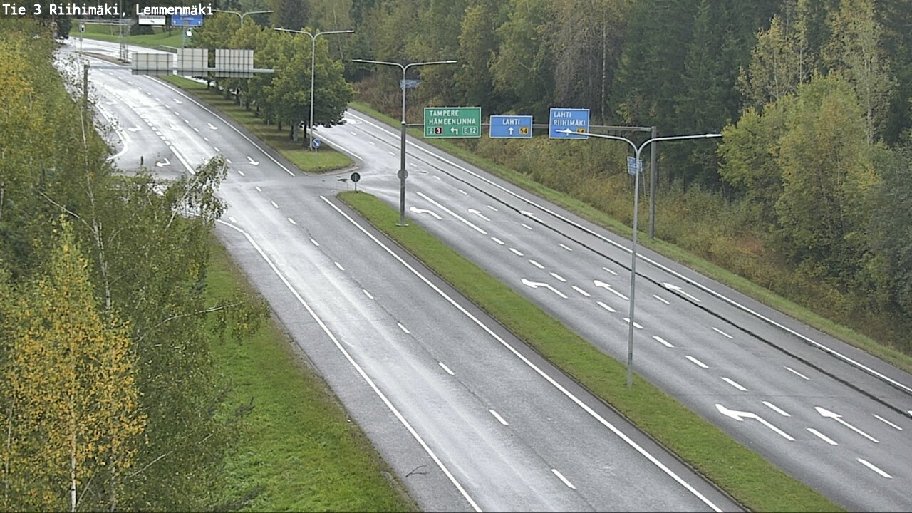 Weather Camera Image Road 3 Riihimäki, Lemmenmäki, Riihimäki, Kanta-Häme