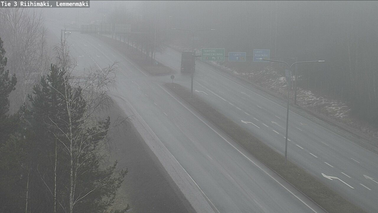 Weather Camera Image Väg 3 Riihimäki, Lemmenmäki, Riihimäki, Kanta-Häme