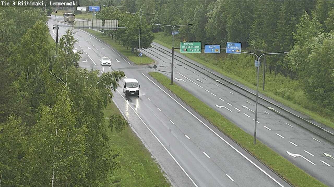 Weather Camera Image Väg 3 Riihimäki, Lemmenmäki, Riihimäki, Kanta-Häme
