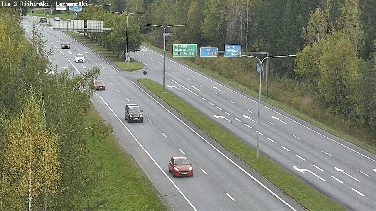 Weather Camera Image Väg 3 Riihimäki, Lemmenmäki, Riihimäki, Kanta-Häme