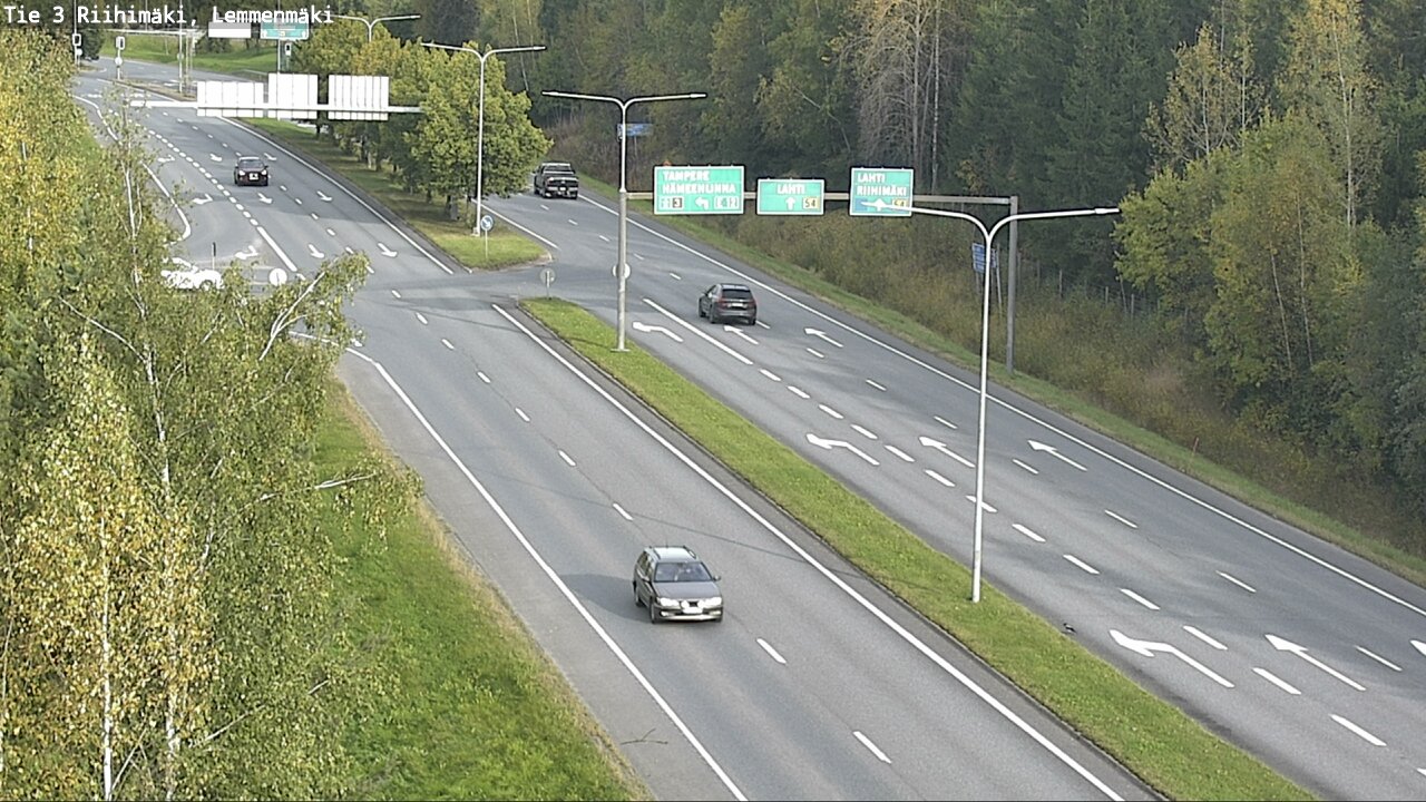 Weather Camera Image Väg 3 Riihimäki, Lemmenmäki, Riihimäki, Kanta-Häme