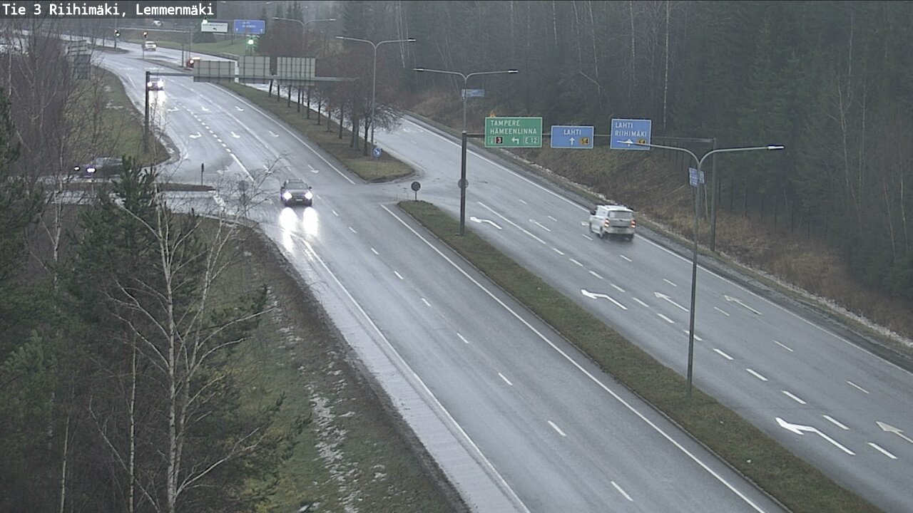 Weather Camera Image Väg 3 Riihimäki, Lemmenmäki, Riihimäki, Kanta-Häme