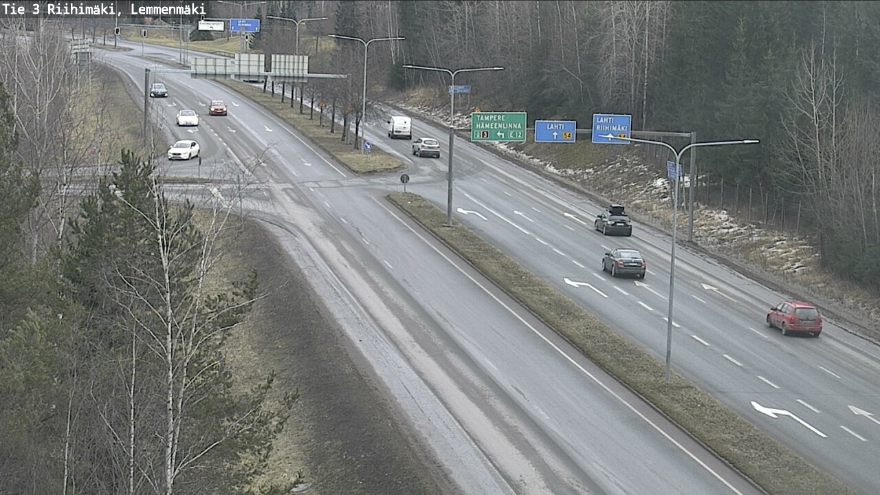 Weather Camera Image Väg 3 Riihimäki, Lemmenmäki, Riihimäki, Kanta-Häme