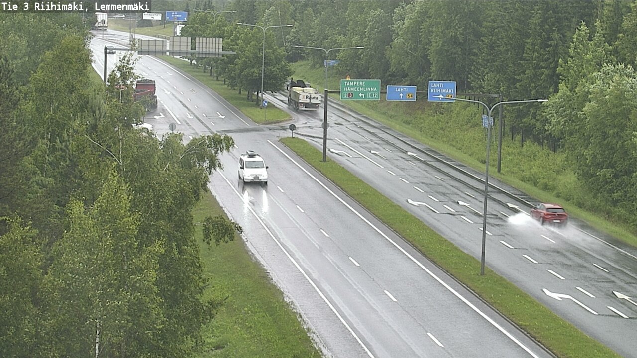Weather Camera Image Väg 3 Riihimäki, Lemmenmäki, Riihimäki, Kanta-Häme