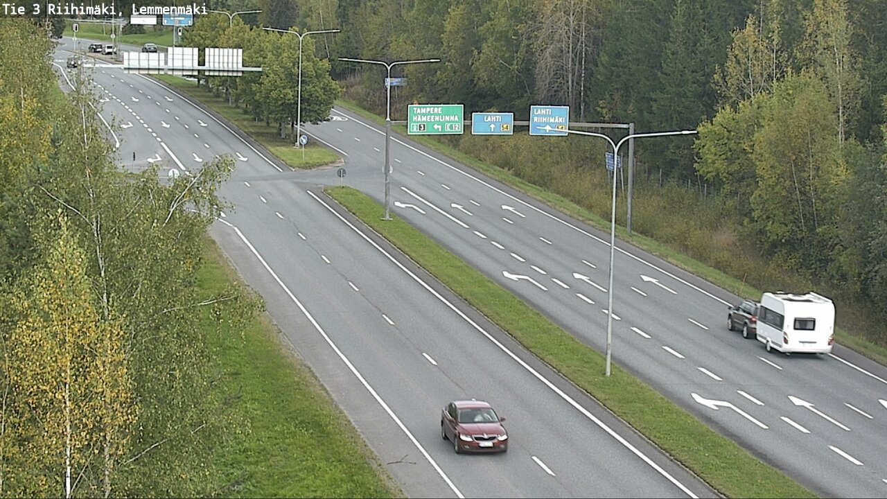 Weather Camera Image Väg 3 Riihimäki, Lemmenmäki, Riihimäki, Kanta-Häme