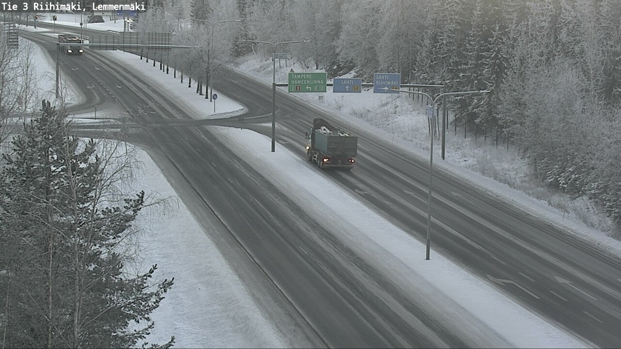 Weather Camera Image Väg 3 Riihimäki, Lemmenmäki, Riihimäki, Kanta-Häme